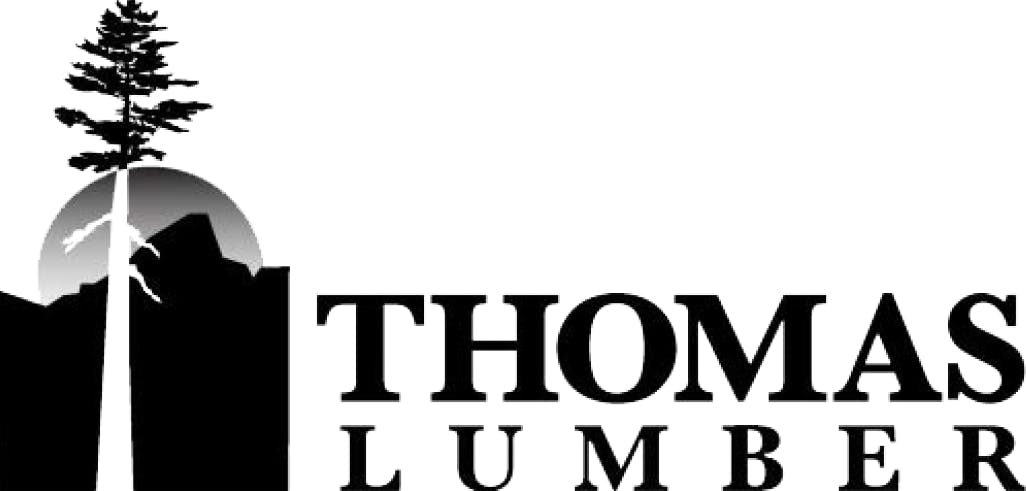 Company logo for 'Thomas Lumber Company'.