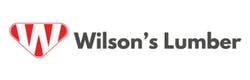 Company logo for 'Wilson’s Lumber'.