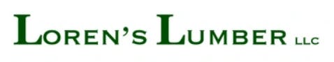 Company logo for 'Loren's Lumber'.