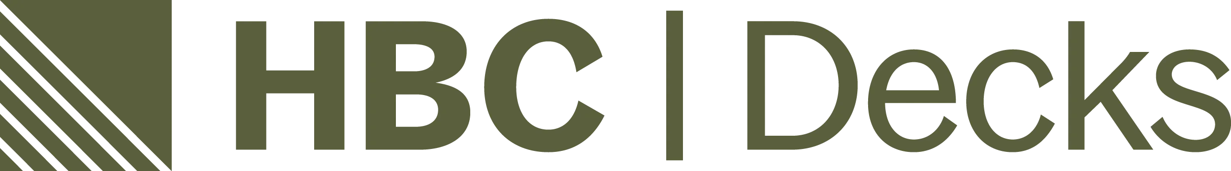 Company logo for 'HBC Decks'.