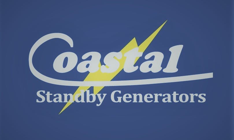 Company logo for 'Coastal Standby Generators Inc'.