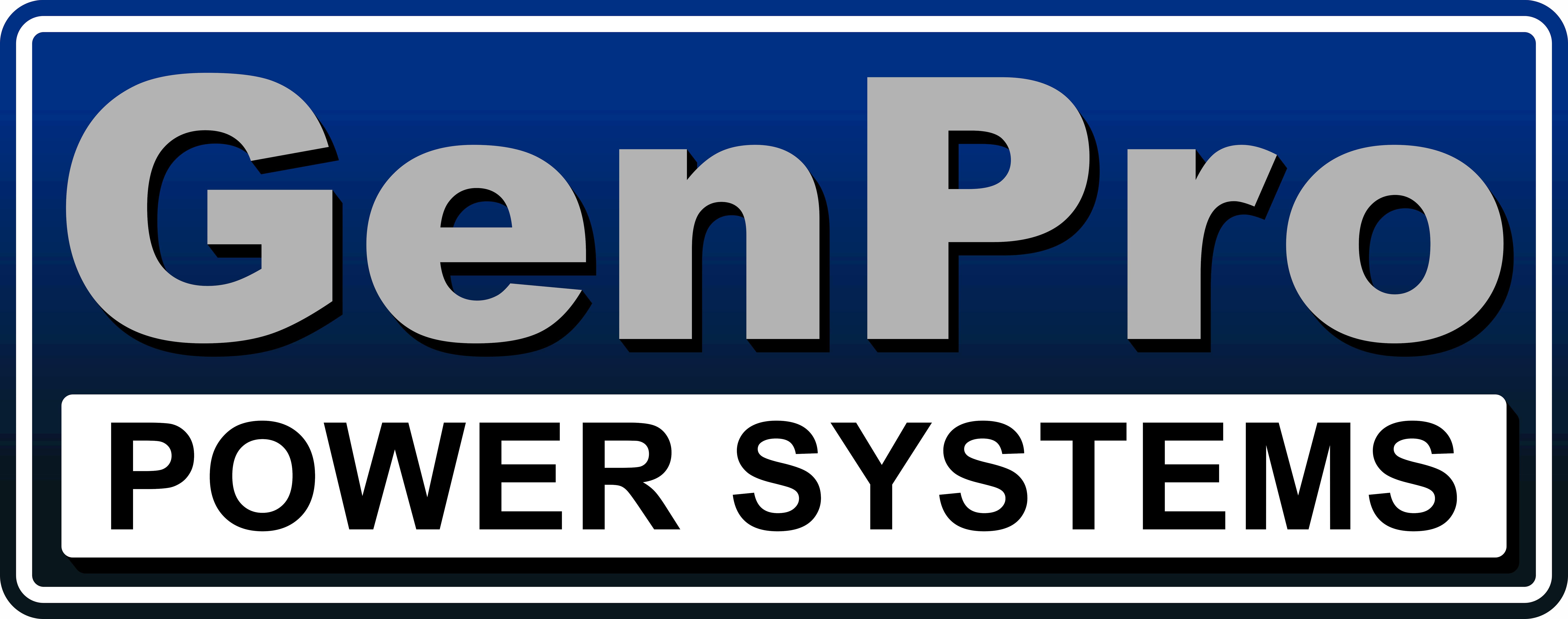 Company logo for 'GenPro Power Systems'.