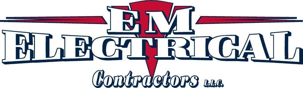 Company logo for 'EM Electrical Contractors LLC'.