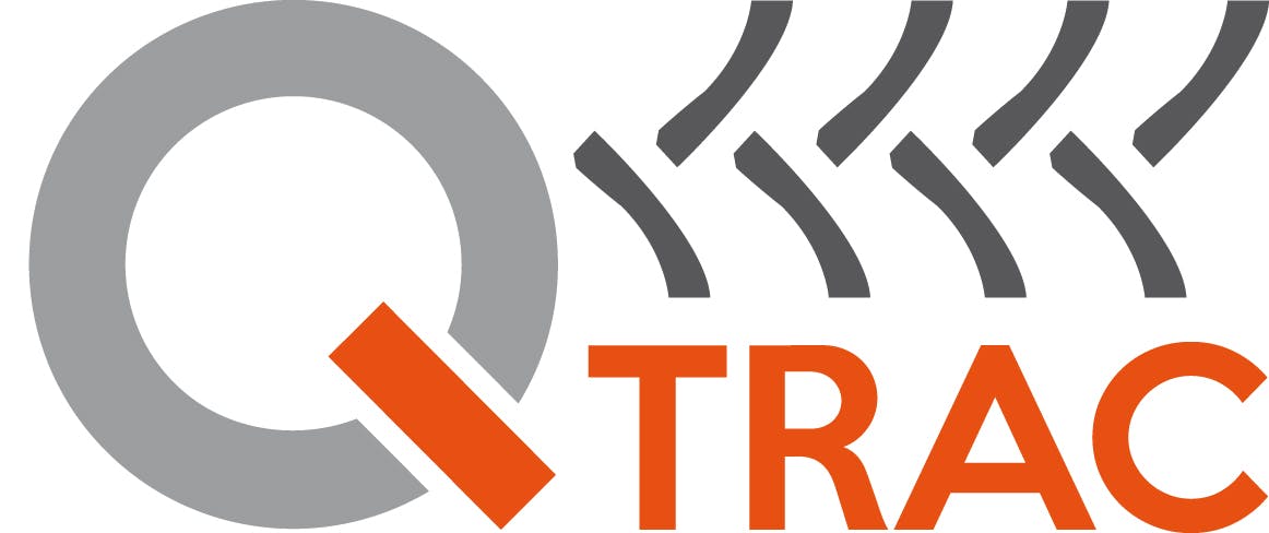 Company logo for 'QTRAC BV'.