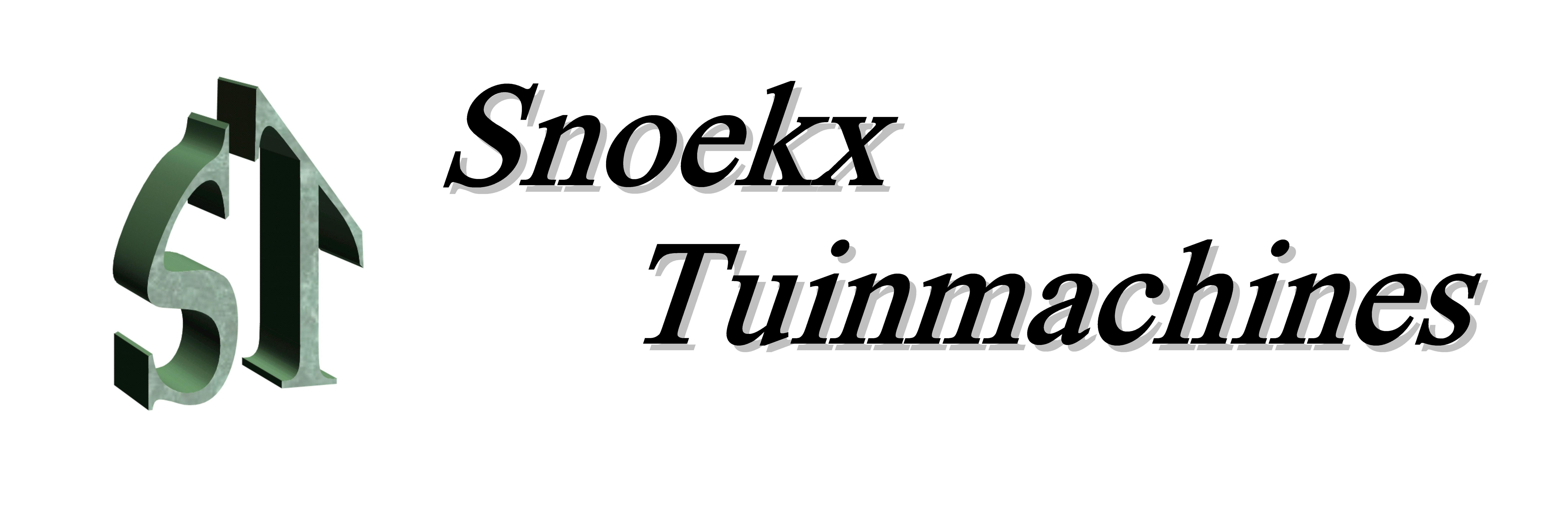 Company logo for 'Snoekx Tuinmachines'.