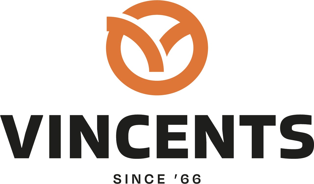 Company logo for 'Vincents'.