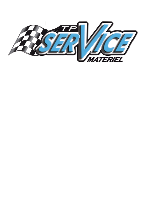 Company logo for 'TP SERVICE MATERIEL'.
