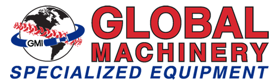 Company logo for 'Global Machinery'.