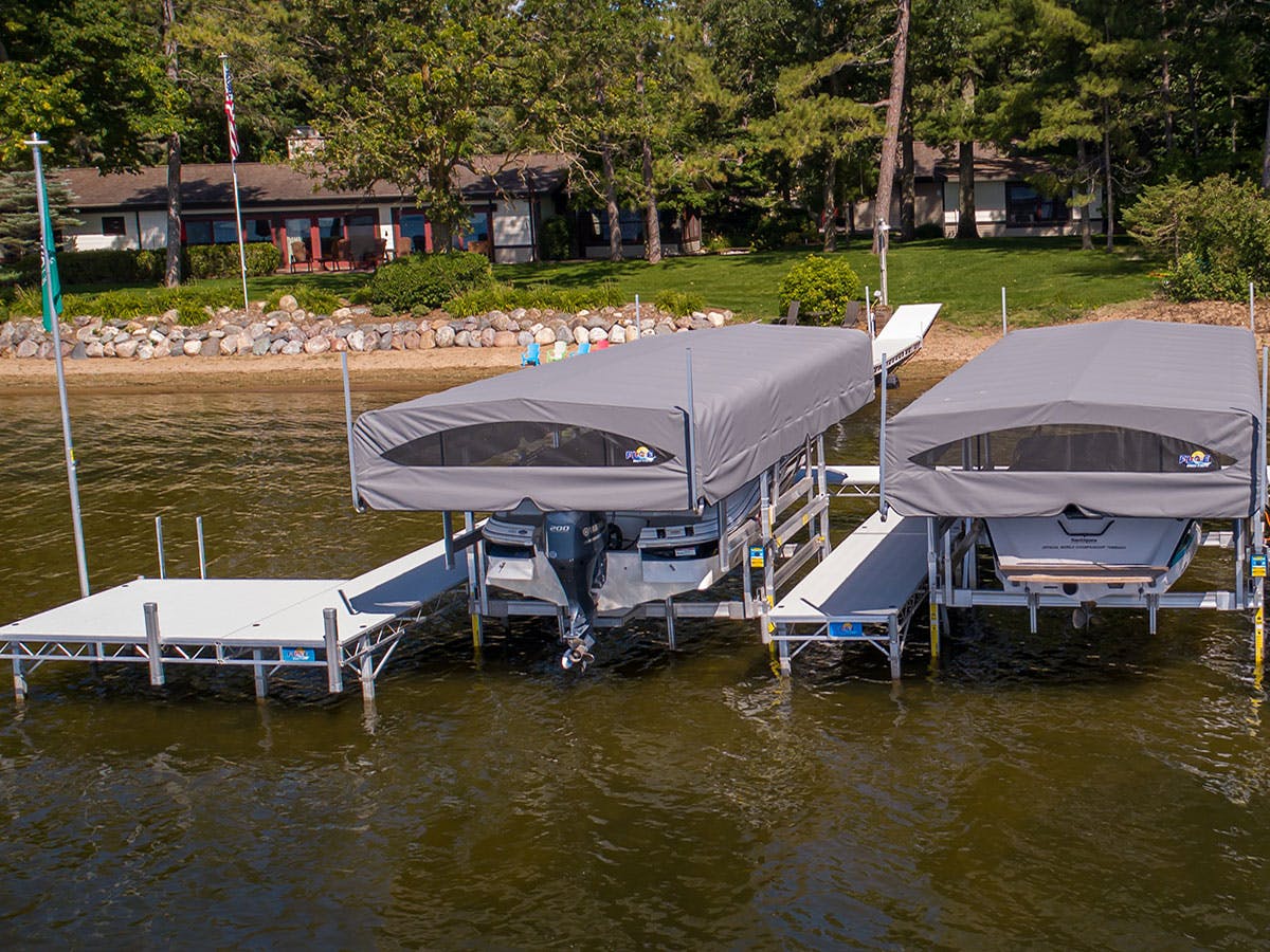 Vertical Boat Lifts for Sale in Minocqua, WI| Lakeside Dock & Lift ...