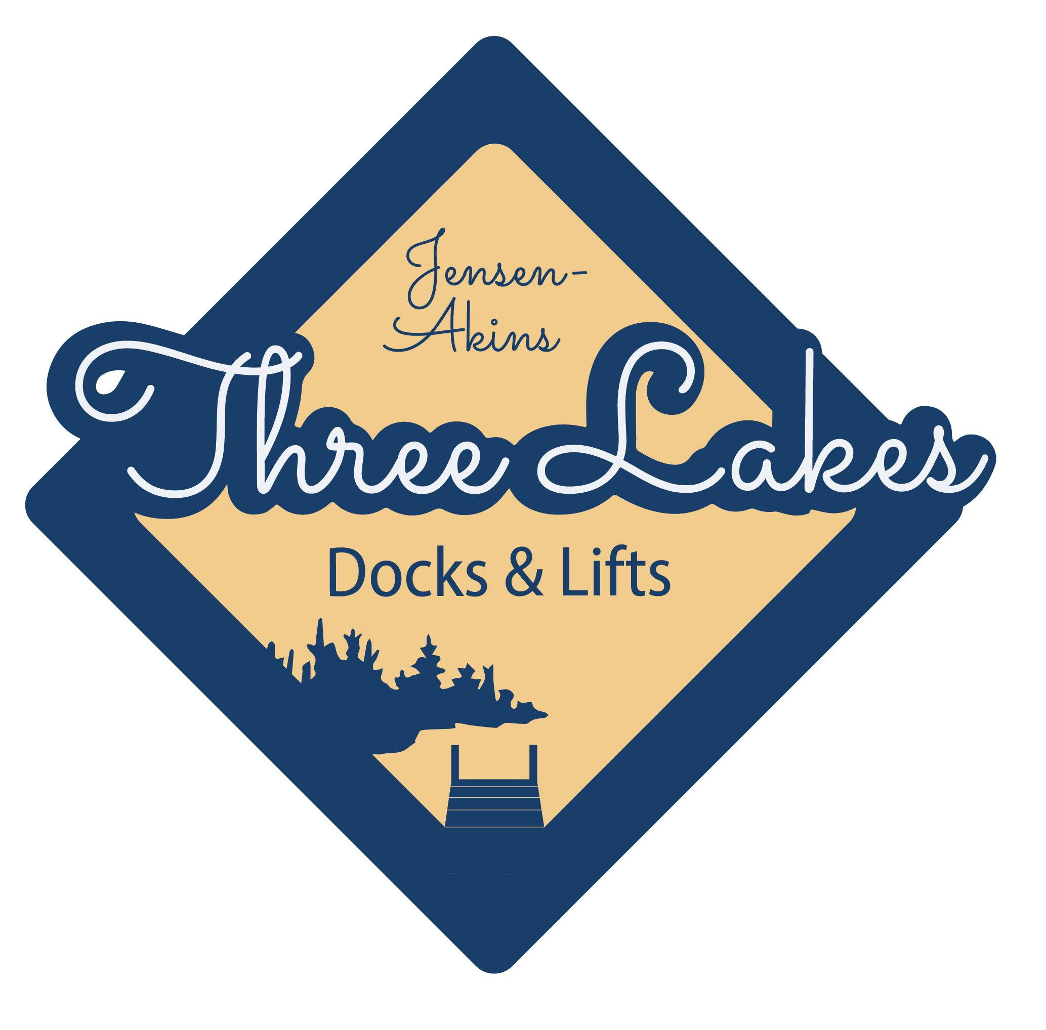 Company logo for 'Three Lakes Docks and Lifts'.