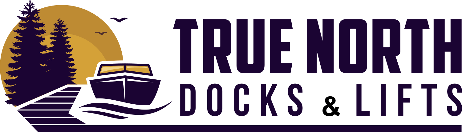 Company logo for 'True North Docks and Lifts'.