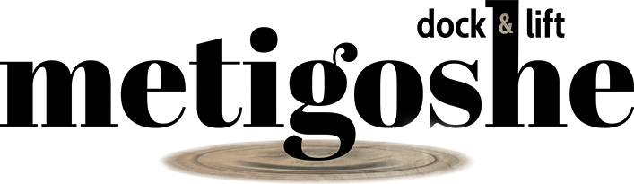 Company logo for 'Metigoshe Dock & Lift - Bottineau'.