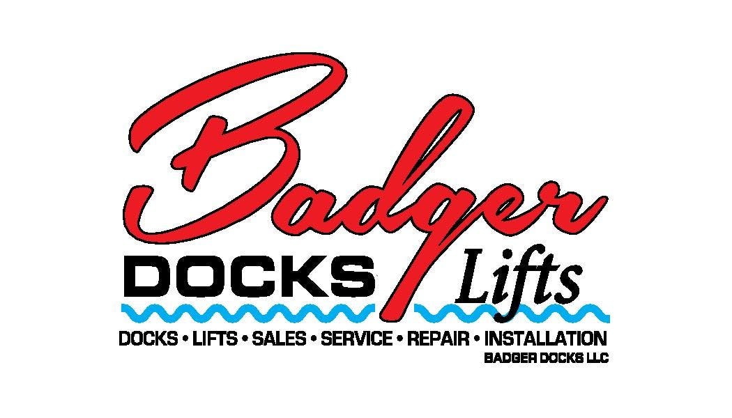 Company logo for 'Badger Dock & Lift - New Holstein'.