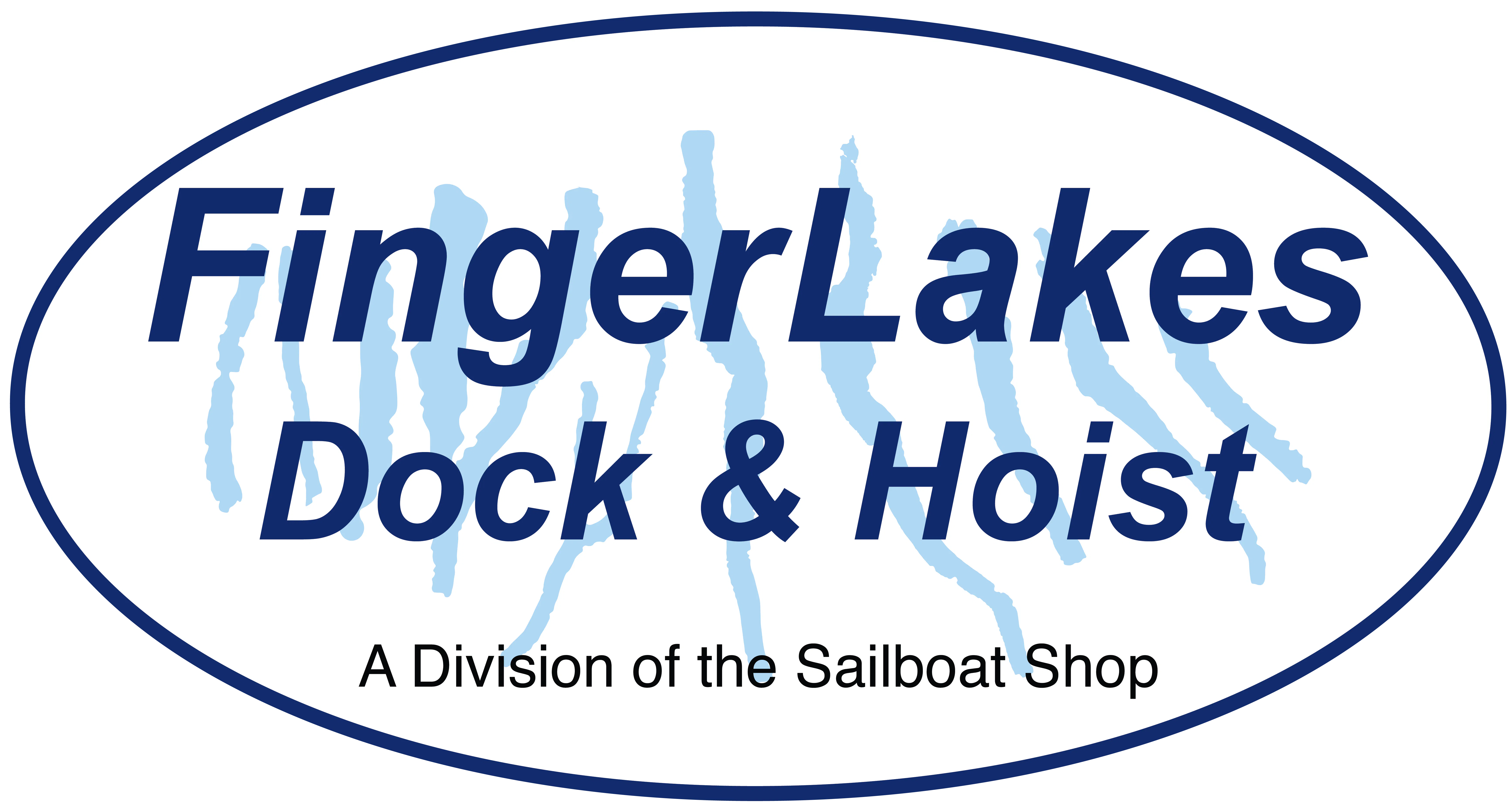 Company logo for 'Finger Lakes Dock & Hoist'.