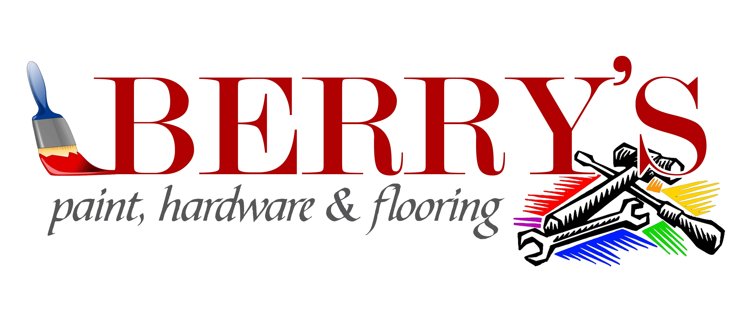 Company logo for 'Berry's Paint, Hardware & Flooring'.