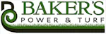 Company logo for 'Bakers Power & Turf'.