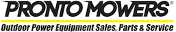 Company logo for 'Pronto Mowers'.