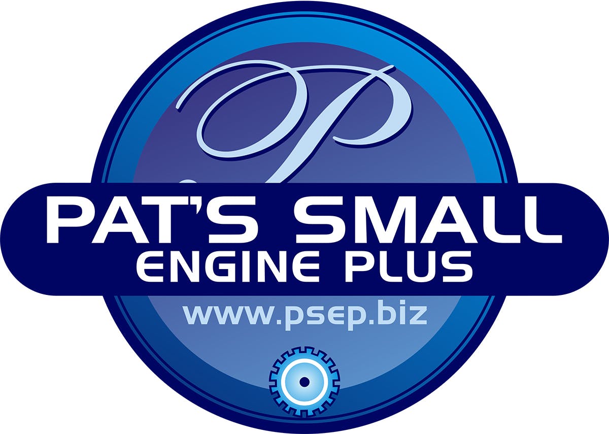 Company logo for 'Pat's Small Engine Plus'.