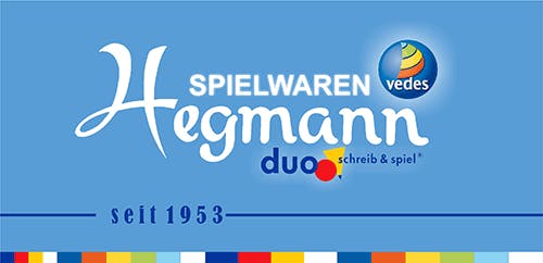 Company logo for 'Spielwaren-Hegmann'.