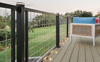 Patio Railing Mesh Railing for Sale in Plainfield, IL | Premium Decking Supply | Trex